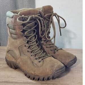 Tactical Research Belleville Khyber Hot Weather Boots TR550 Men's 4 Brown Combat